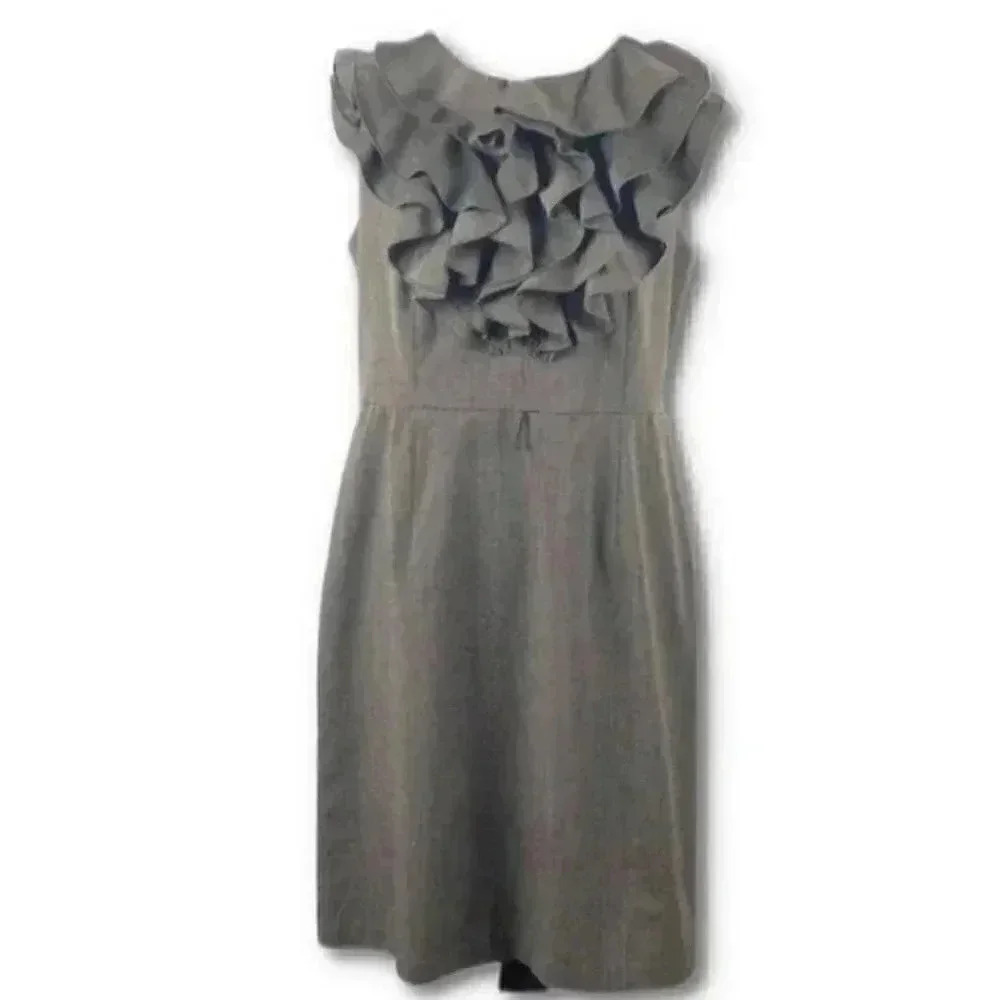 Emma and Michelle dress sz 10P ruffle bib front